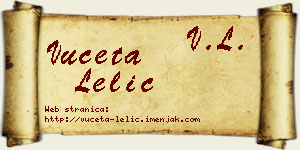 Vuceta Lelić vizit kartica